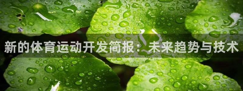 米兰体育官网下载招商电话是多少号码：新的体育运动开发简报：未